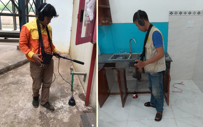 Báo Giá Siêu âm dò Tìm rò rỉ ống nước tại Quảng Ninh